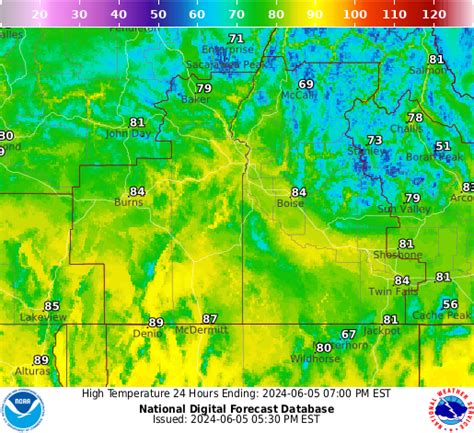 boise weather 20 day forecast